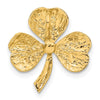 Gold Shamrock Chain Slide