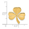 Gold Shamrock Chain Slide