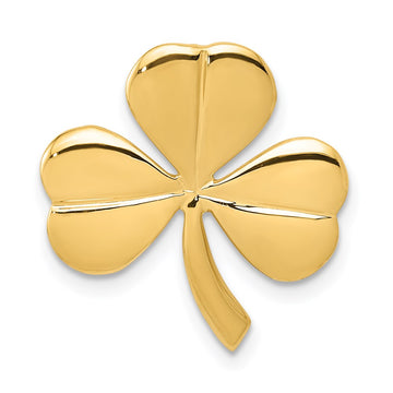 Gold Shamrock Chain Slide