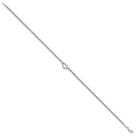 Gold Heart Anklets
