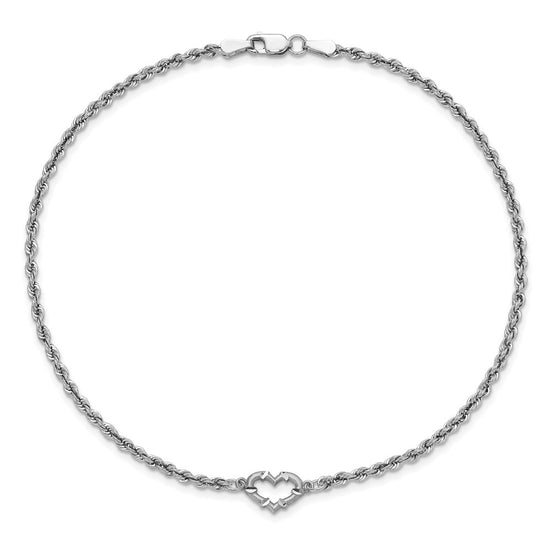 Gold Heart Anklets