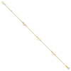 Gold Heart Anklets