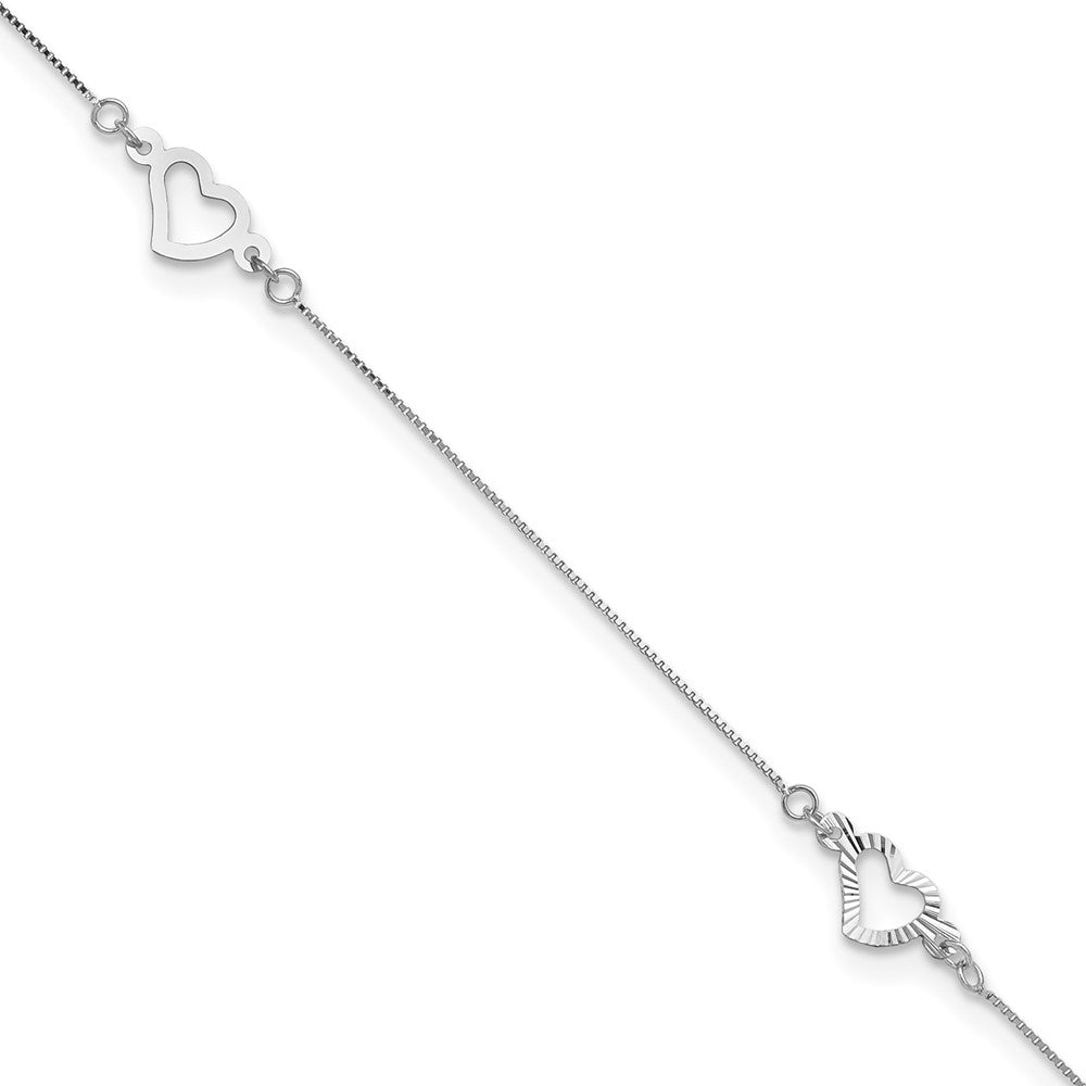 Gold Heart Anklets