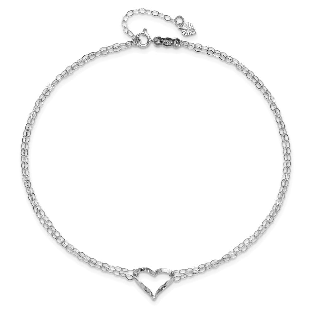 Gold Heart Anklets