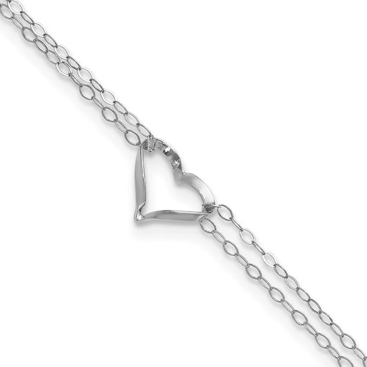 Gold Heart Anklets