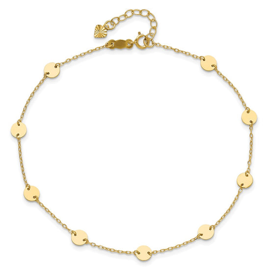 Gold Fancy Anklets