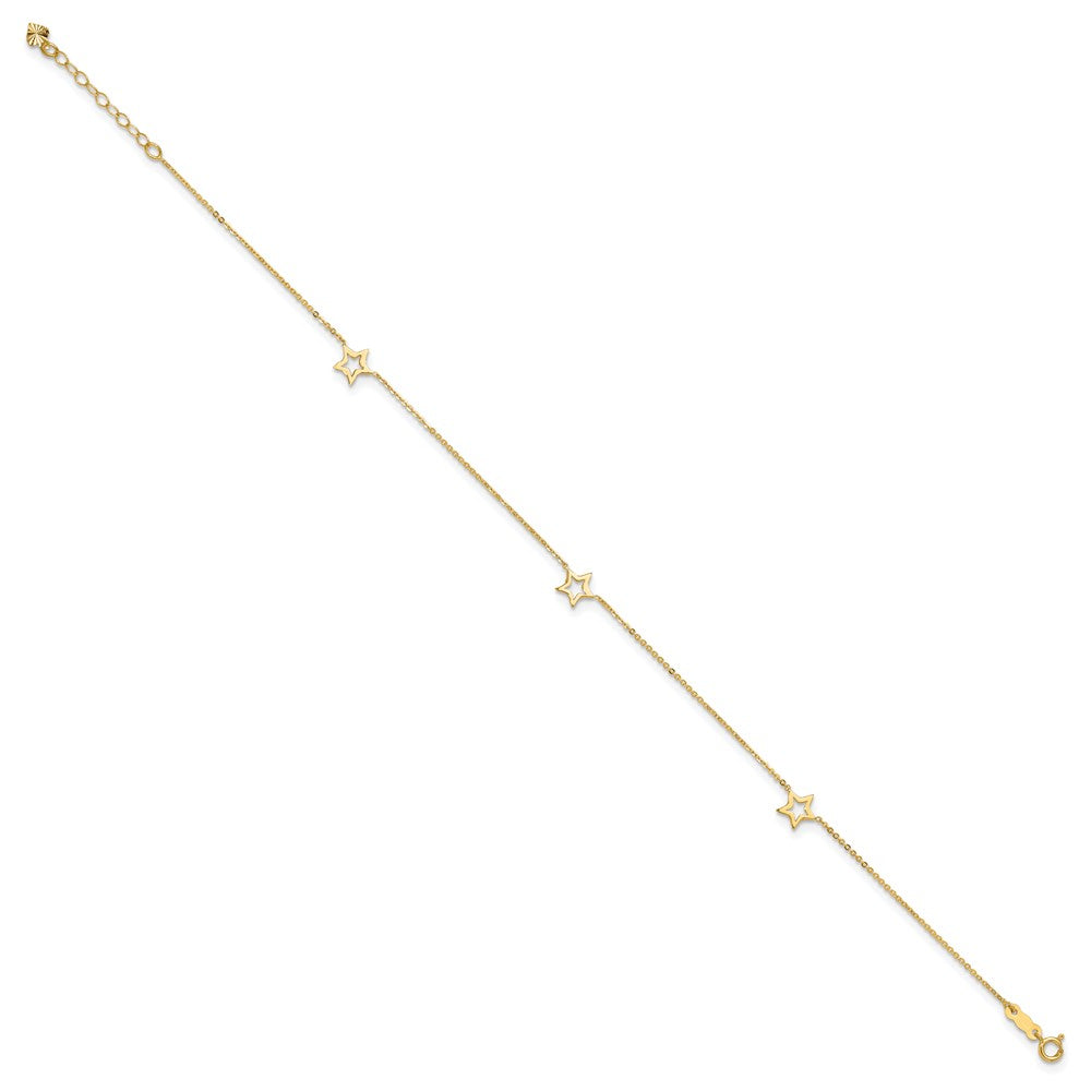 Gold Star Anklets