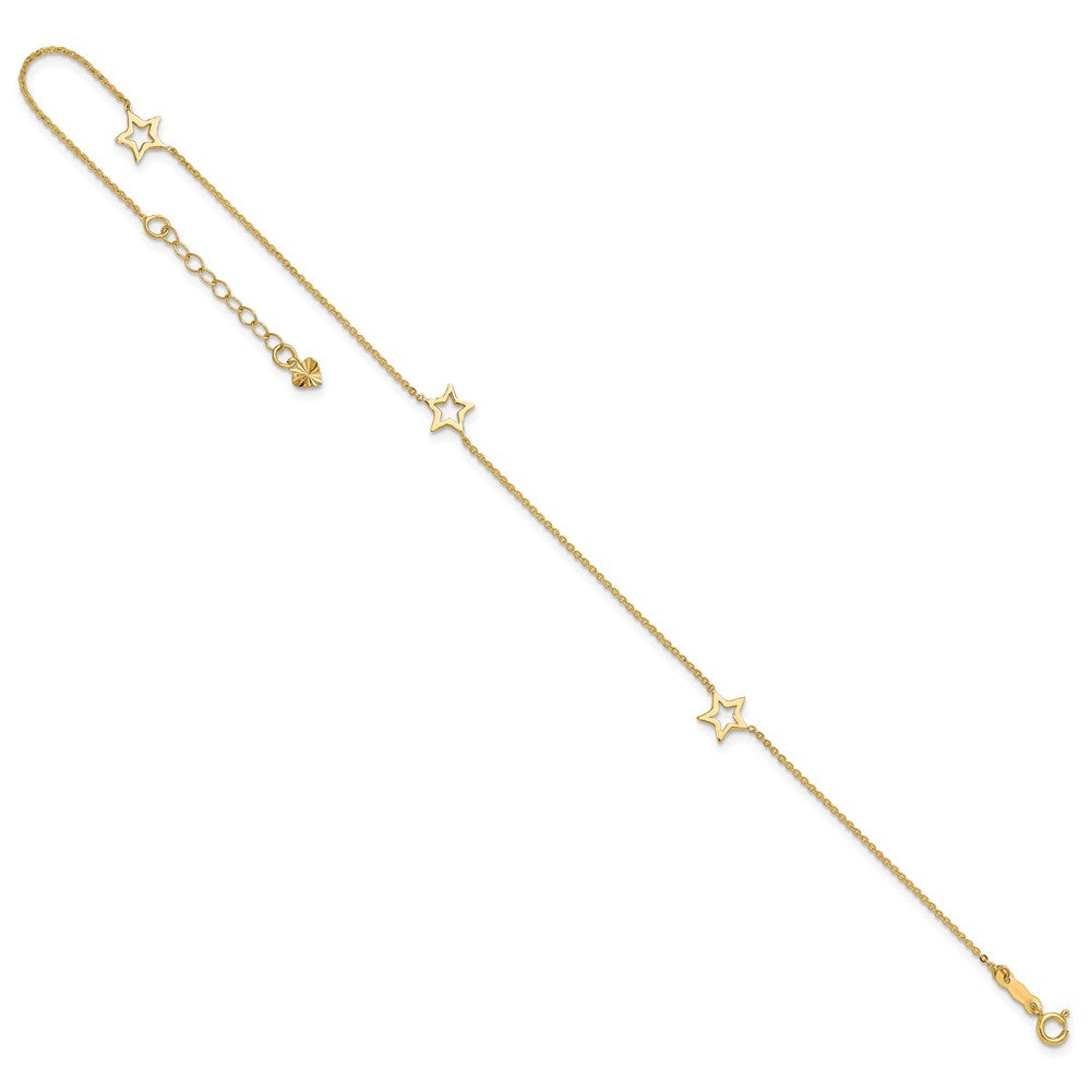 Gold Star Anklets
