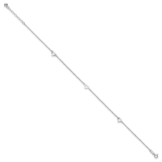 Gold Heart Anklets