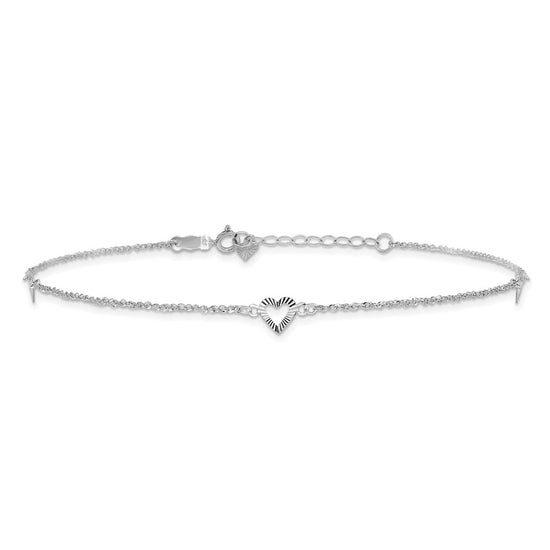 Gold Heart Anklets