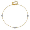 Gold Heart Anklets