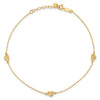 Gold Heart Anklets
