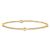Gold Heart Anklets
