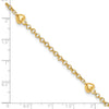 Gold Heart Anklets
