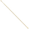 Gold Fancy Link Anklets with 1 inch extensions