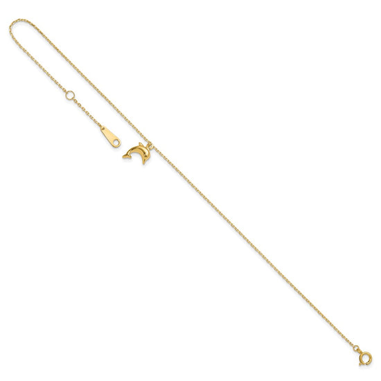 Gold Dolphin Anklets