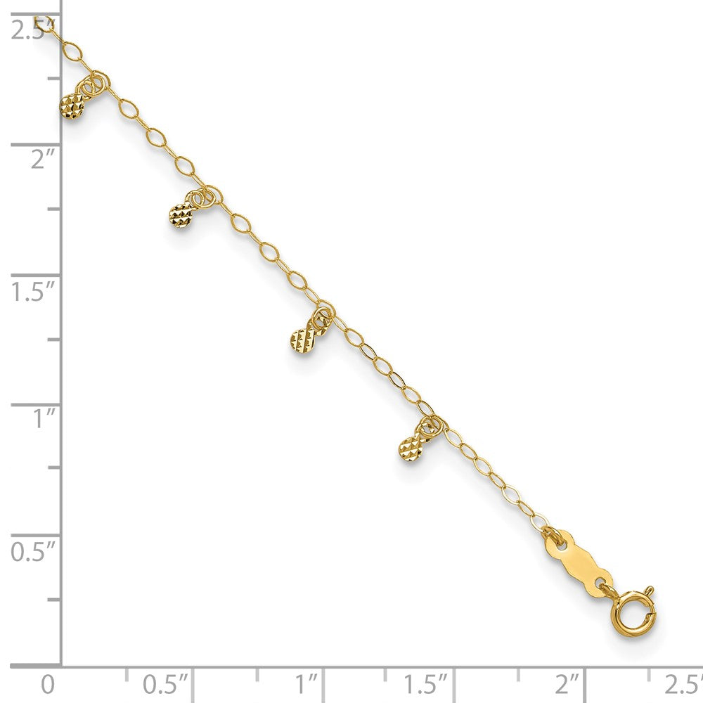 Gold Fancy Anklets