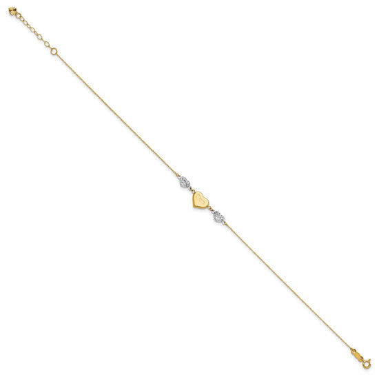 Gold Heart Anklets