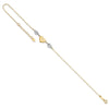 Gold Heart Anklets