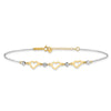 Gold Heart Anklets