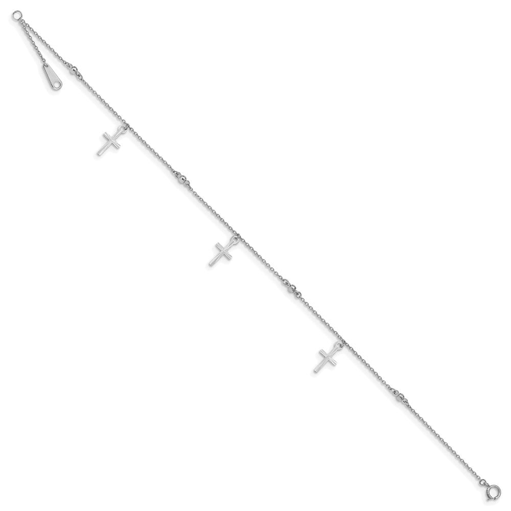 Gold Cross Anklets
