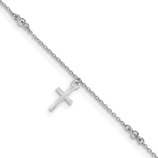 Gold Cross Anklets