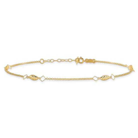 Gold Fancy Anklets