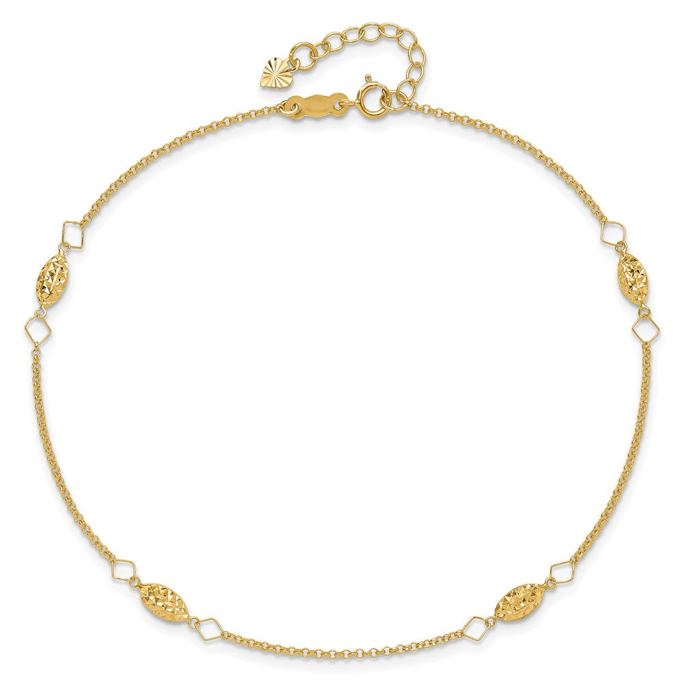 Gold Fancy Anklets