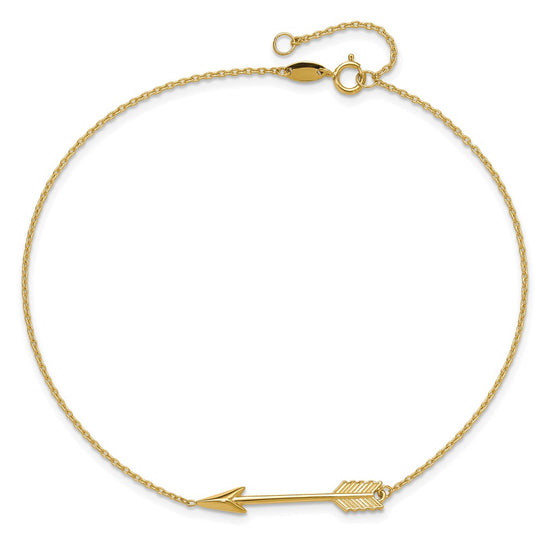 Gold Arrow Anklets