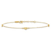 Gold Heart Anklets