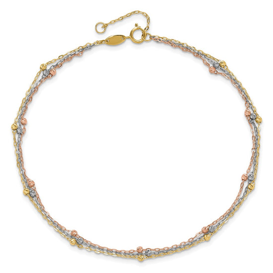 Gold Fancy Anklets