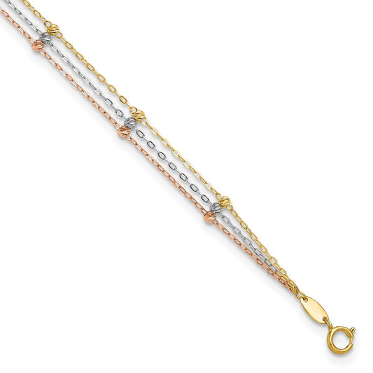 Gold Fancy Anklets