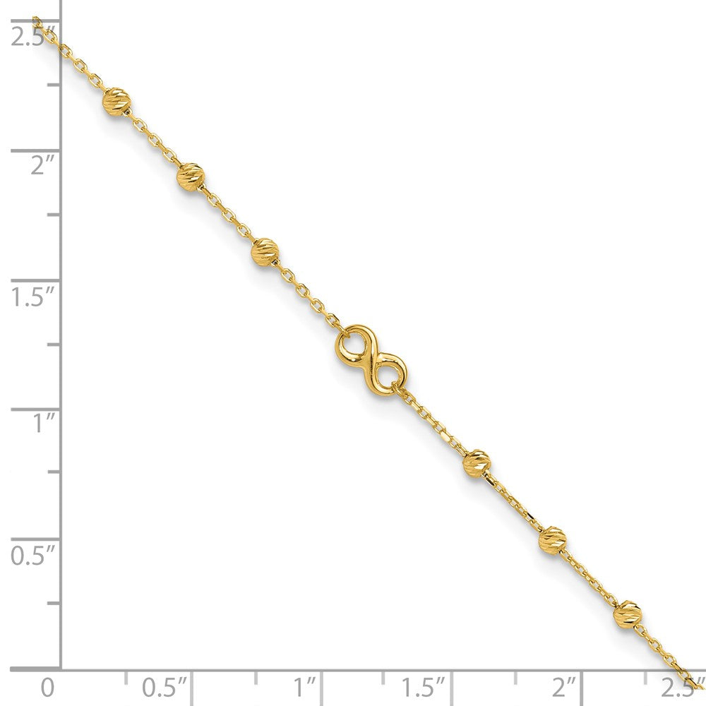 Gold Infinity Anklets