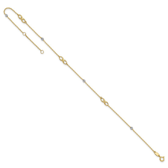 Gold Infinity Anklets