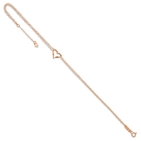 Gold Heart Anklets