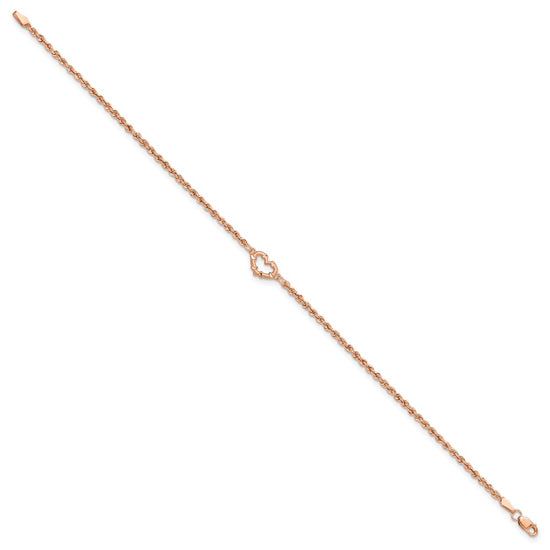 Gold Heart Anklets