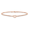 Gold Heart Anklets