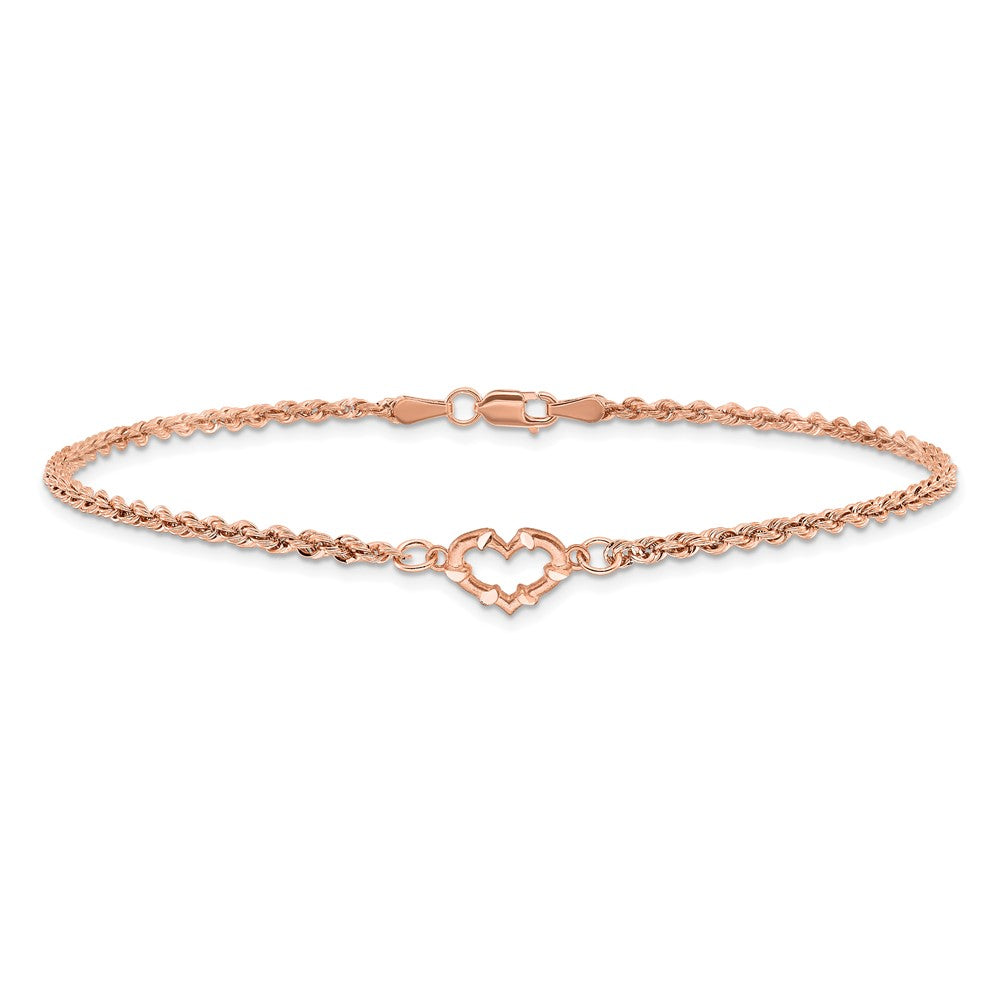 Gold Heart Anklets