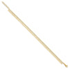 14K Polished Fancy Dangles 9 inch Plus 1 inch Extender Total 10 inch Anklet