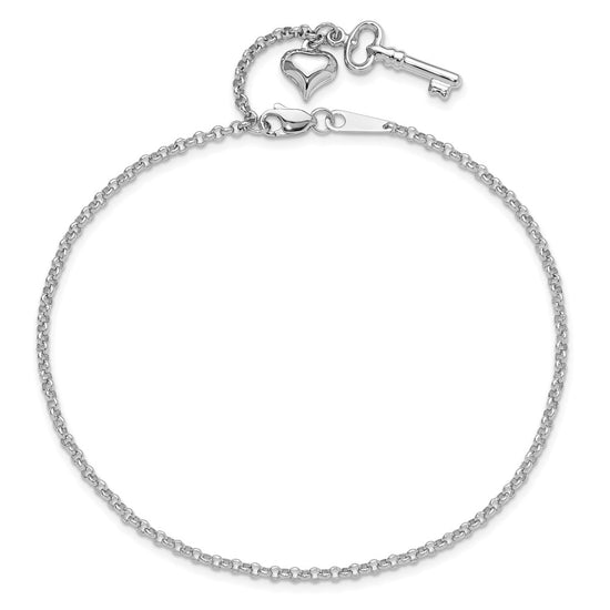 Gold Heart Anklets