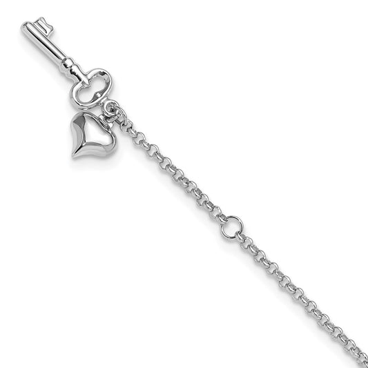 Gold Heart Anklets