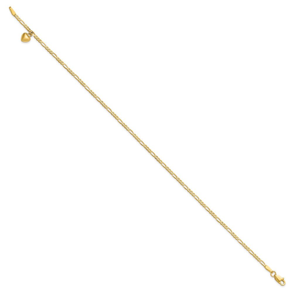 Gold Heart Anklets
