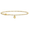 Gold Heart Anklets