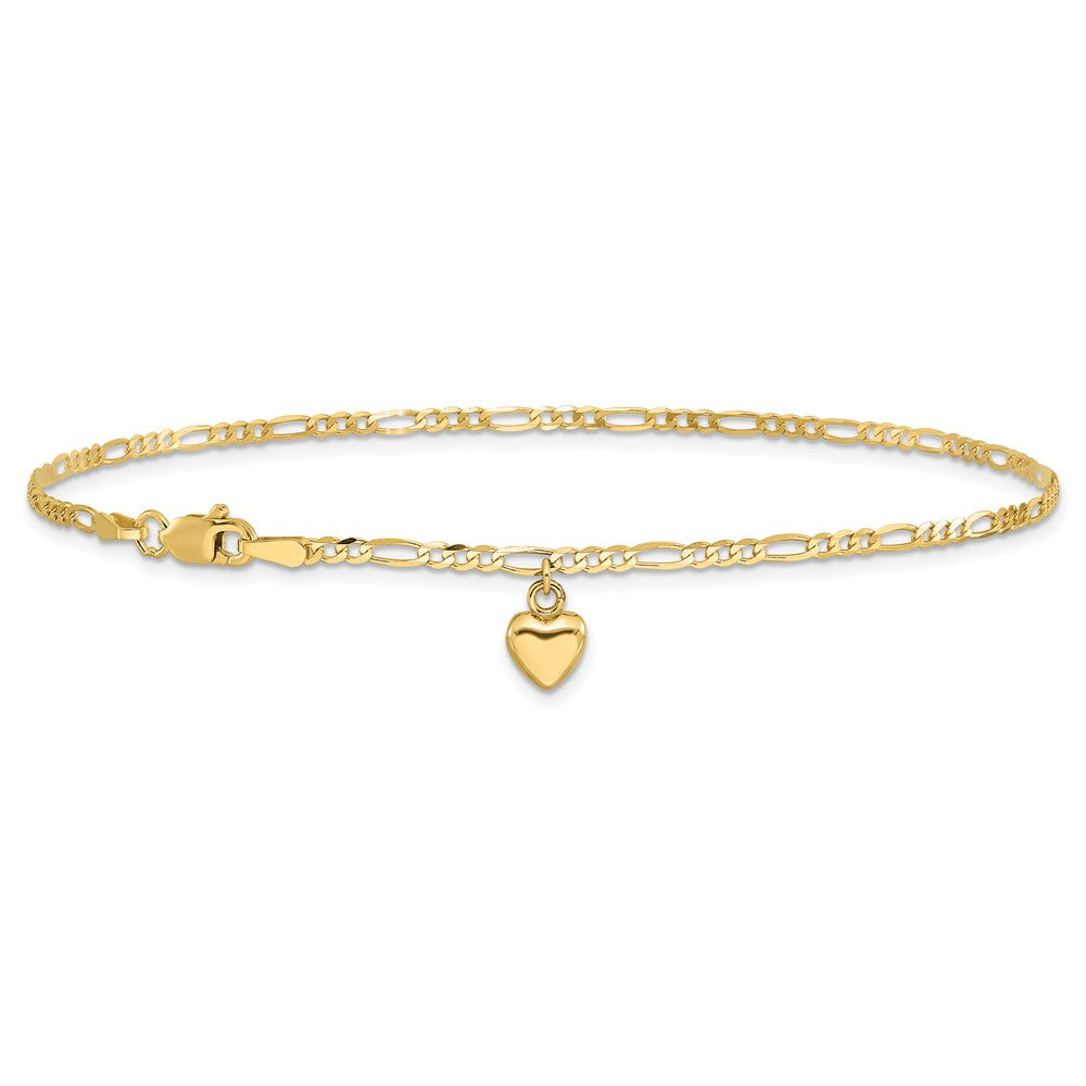 Gold Heart Anklets