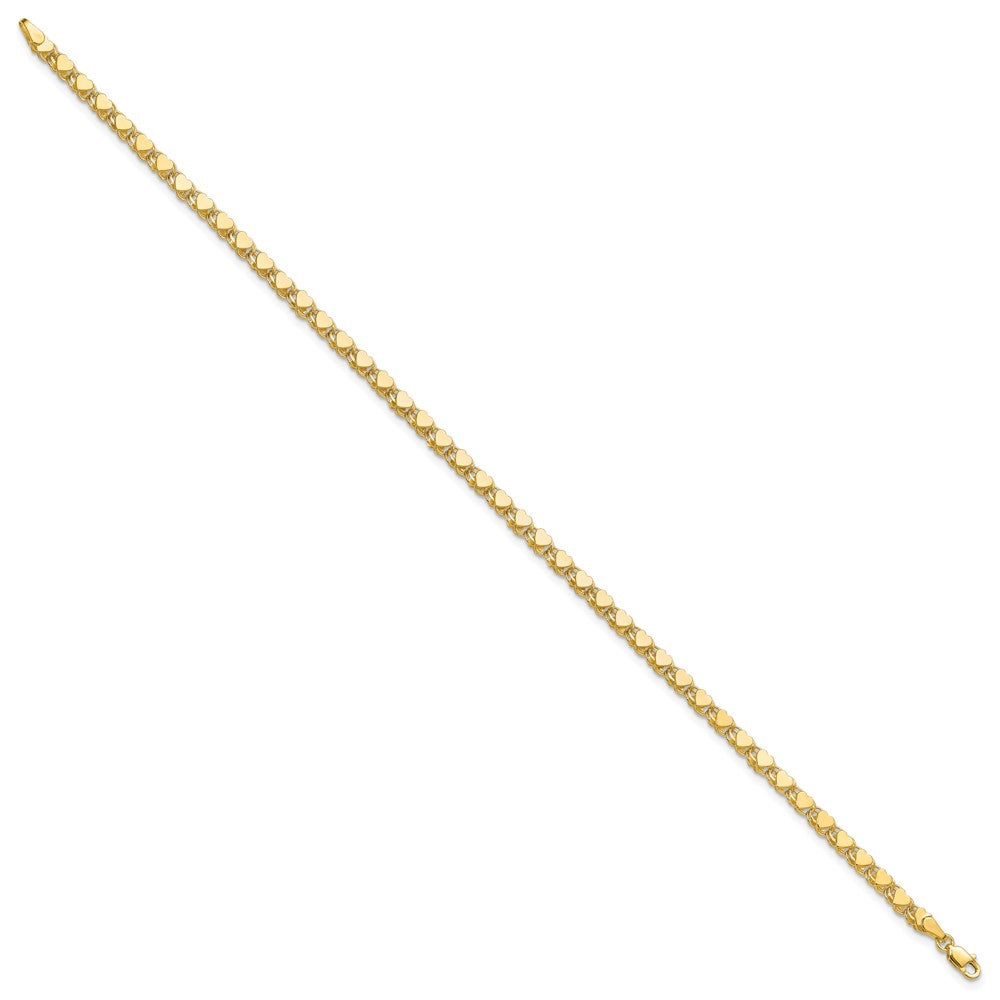 Gold Heart Anklets