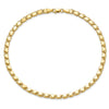 14k Polished Double-Sided Hearts Double Link 10 inch Anklet