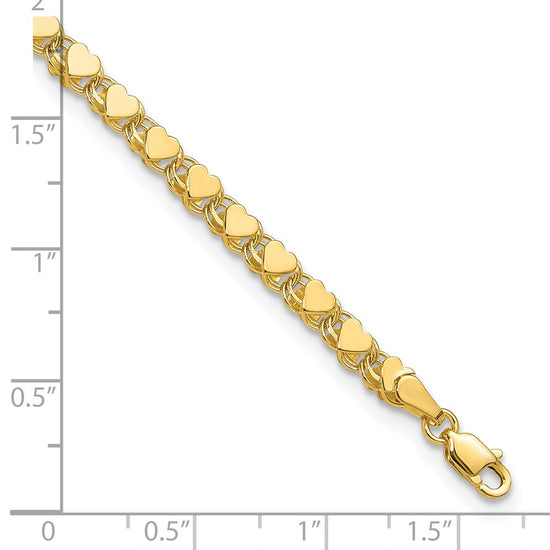 Gold Heart Anklets