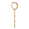 14k Polished Number 16 Pendant