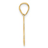 14k Polished Number 23 Pendant