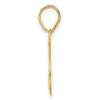 14k Polished Number 25 Pendant